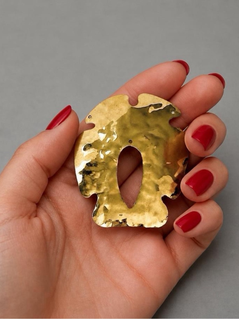 Carlton Ridge for SUTTON HOO 24Kt Gold Dipped Shield Brooch